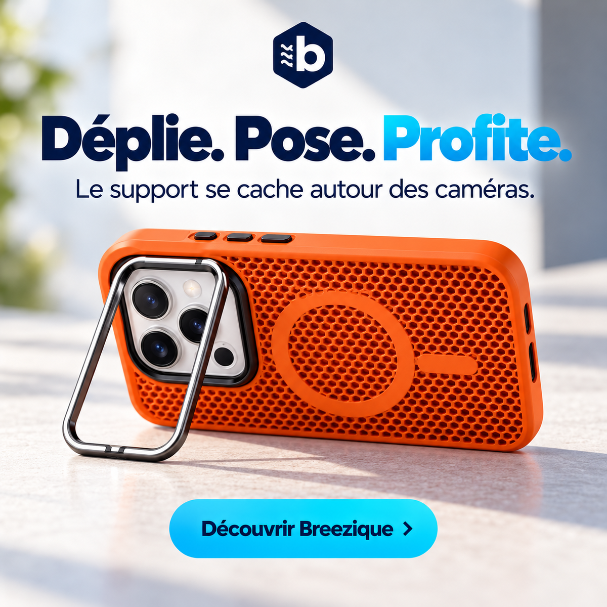 Déplie. Pose. Regarde.